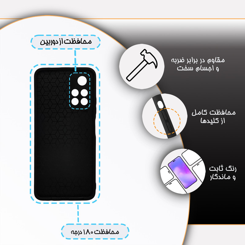 کاور گارد قاب کیس مدل دخترانه T مناسب برای گوشی موبایل شیائومی Poco M3 Pro \ Note 10 5G