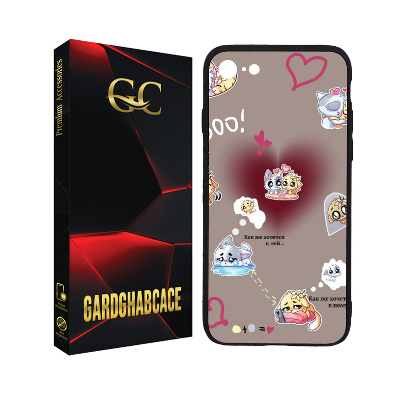 کاور گارد قاب کیس مدل دخترانه T مناسب برای گوشی موبایل اپل iPhone 7 Plus \ 8 Plus
