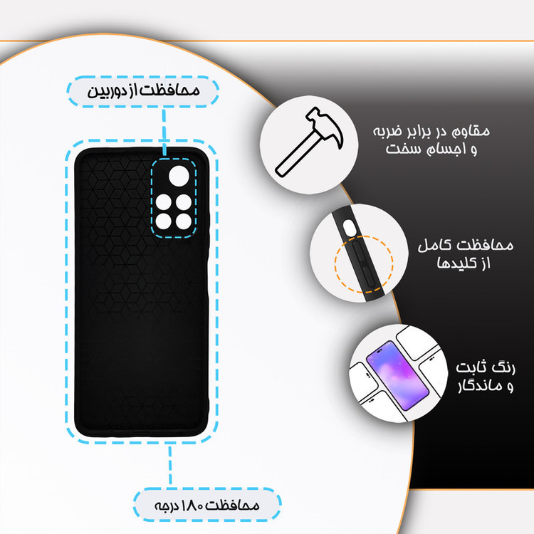 کاور گارد قاب کیس مدل دخترانه T مناسب برای گوشی موبایل شیائومی Poco M3 Pro \ Note 10 5G