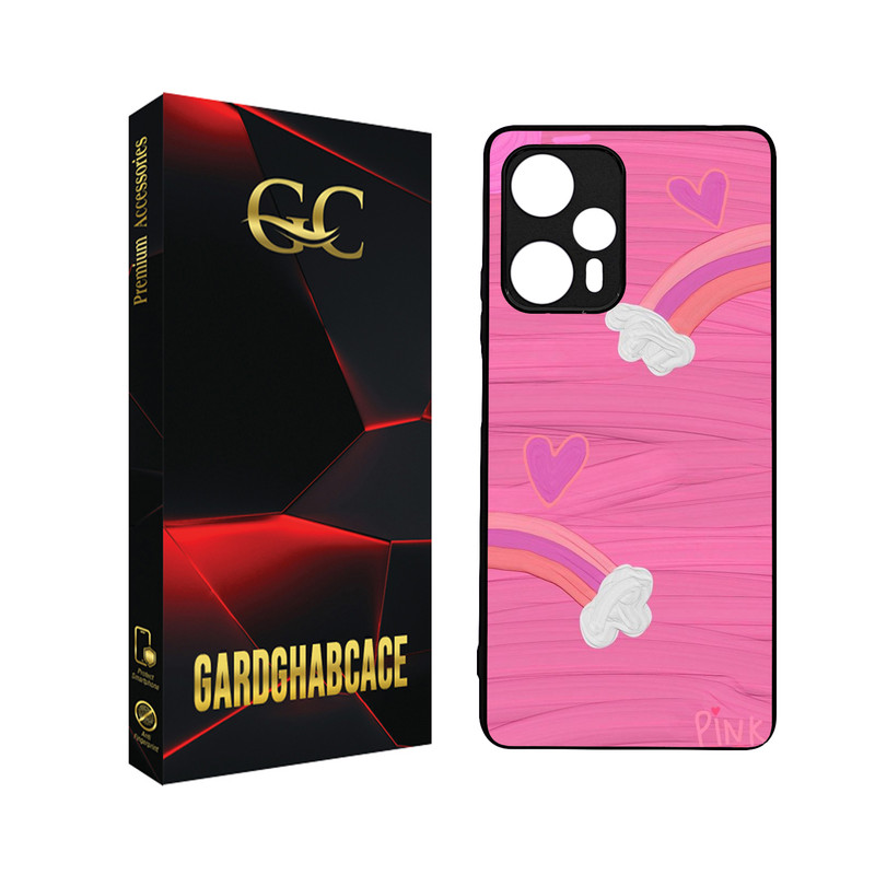 کاور گارد قاب کیس مدل دخترانه T مناسب برای گوشی موبایل شیائومی Poco F5 \ Redmi Note 12 Turbo