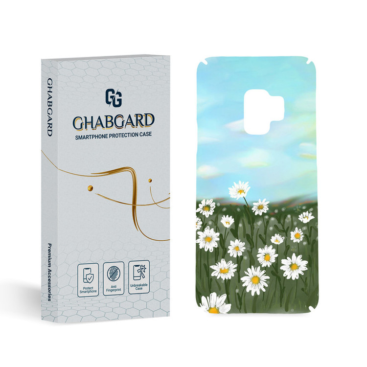 کاور قاب گارد مدل گل مناسب برای گوشی موبایل سامسونگ Galaxy S9