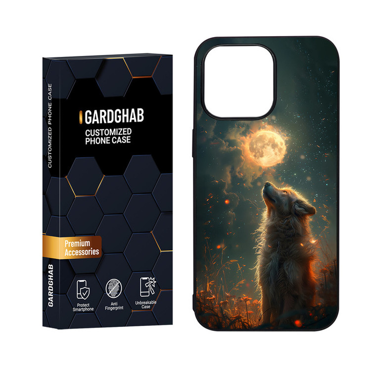 کاور گارد قاب مدل دور ژله ای پشت گلس پسرانه مناسب برای گوشی موبایل اپل iPhone 15 Pro Max