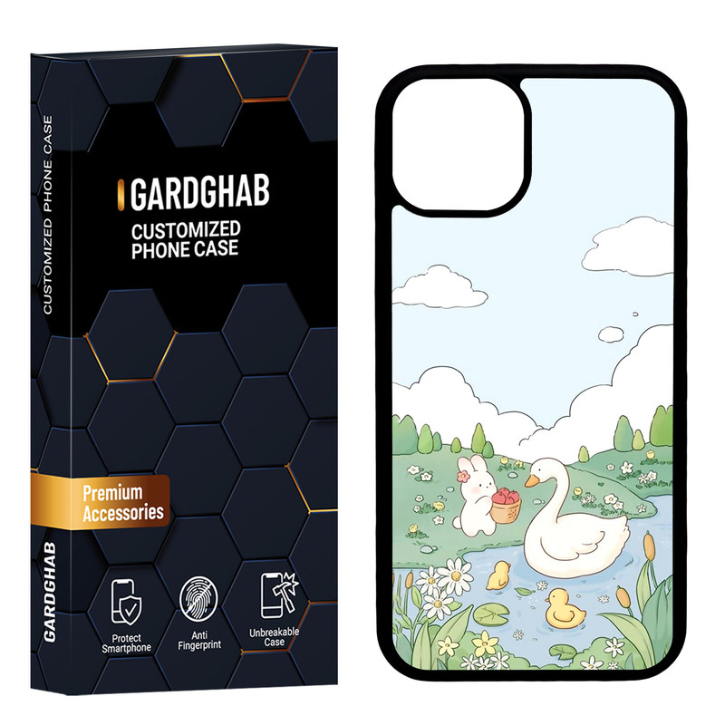 کاور گارد قاب مدل پشت گلس فانتزی مناسب برای گوشی موبایل اپل iPhone 13