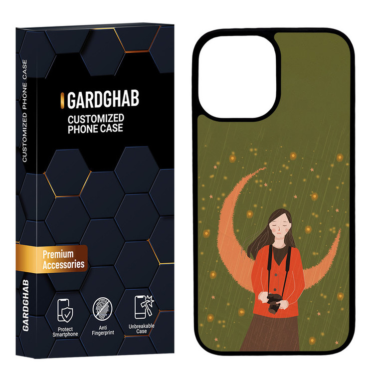 کاور گارد قاب مدل پشت گلس دخترانه مناسب برای گوشی موبایل اپل iPhone 12 Pro Max