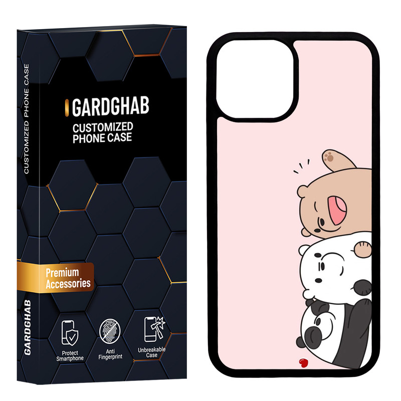 کاور گارد قاب مدل دور ژله ای فانتزی مناسب برای گوشی موبایل اپل iPhone 13 Mini