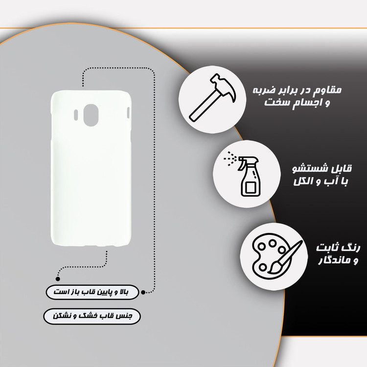کاور گارد قاب مدل پسرانه مناسب برای گوشی موبایل سامسونگ Galaxy j4