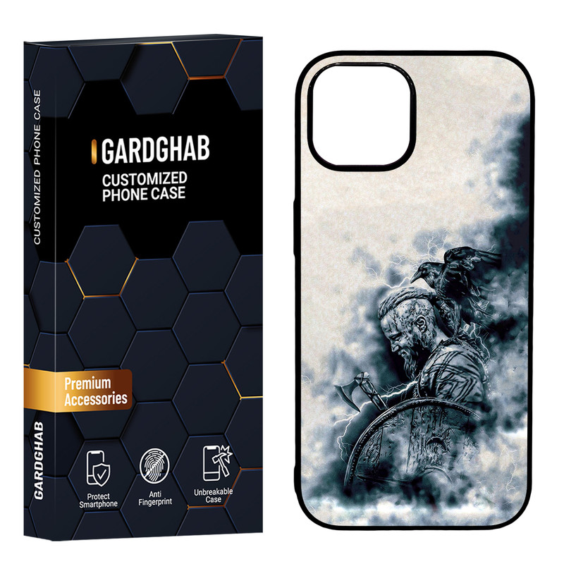 کاور گارد قاب مدل دور ژله ای پشت گلس پسرانه مناسب برای گوشی موبایل اپل iPhone 15