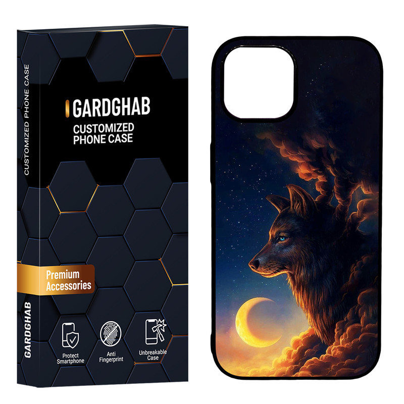 کاور گارد قاب مدل دور ژله ای پشت گلس پسرانه مناسب برای گوشی موبایل اپل iPhone 15
