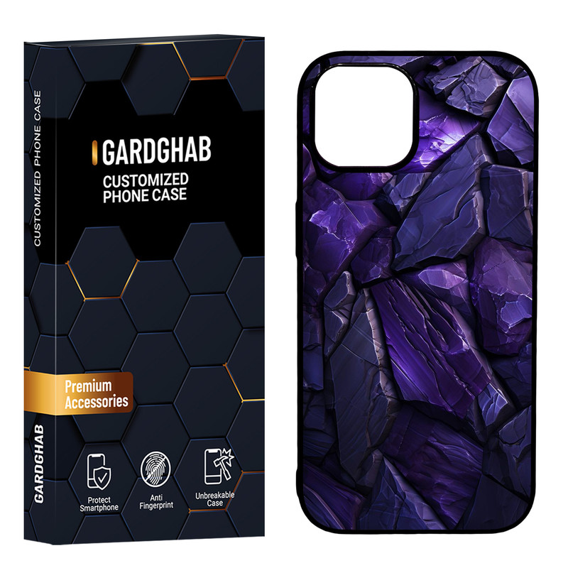 کاور گارد قاب مدل دور ژله ای پشت گلس ساده مناسب برای گوشی موبایل اپل iPhone 15
