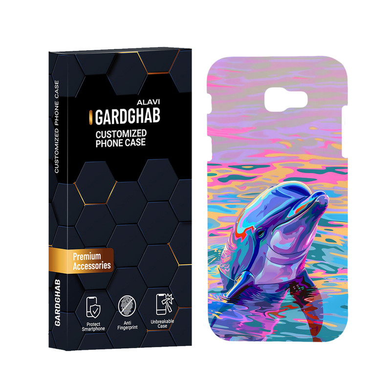 کاور گارد قاب علوی مدل هنری مناسب برای گوشی موبایل سامسونگ Galaxy A720 / A7 2017