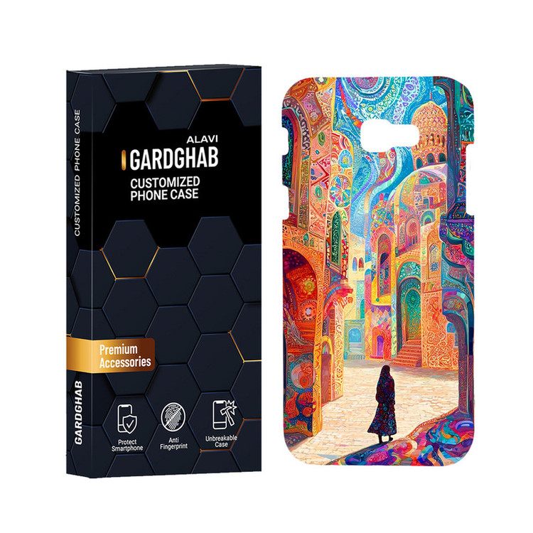 کاور گارد قاب علوی مدل هنری مناسب برای گوشی موبایل سامسونگ Galaxy A720 / A7 2017