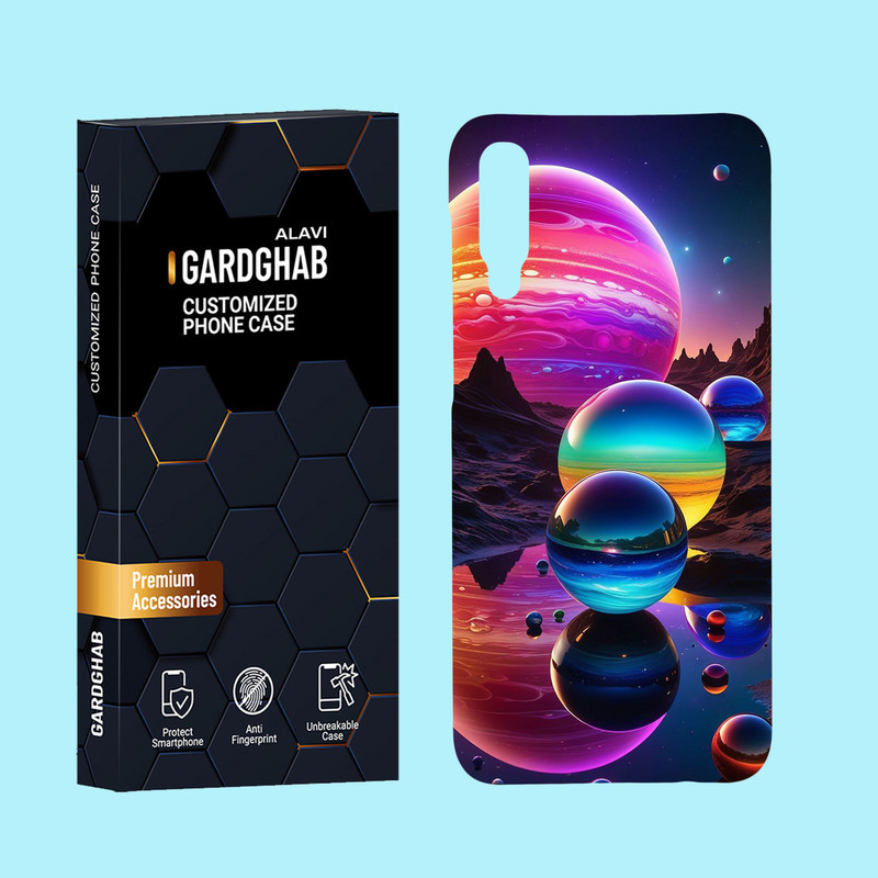کاور گارد قاب علوی مدل هنری مناسب برای گوشی موبایل سامسونگ Galaxy A50 / A50s / A30s