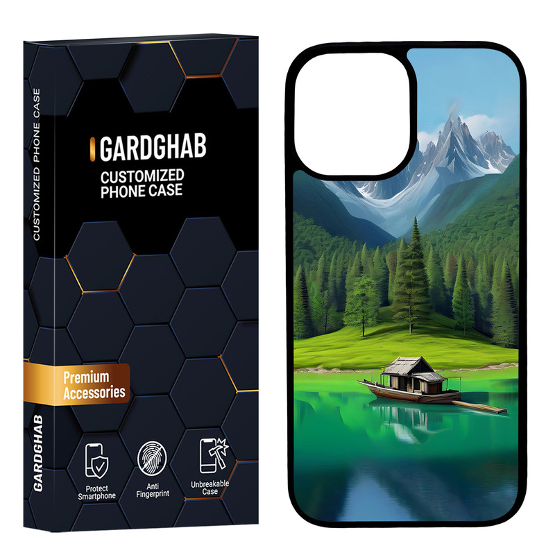 کاور گارد قاب مدل پشت گلس هنری مناسب برای گوشی موبایل اپل iPhone 12 Pro Max