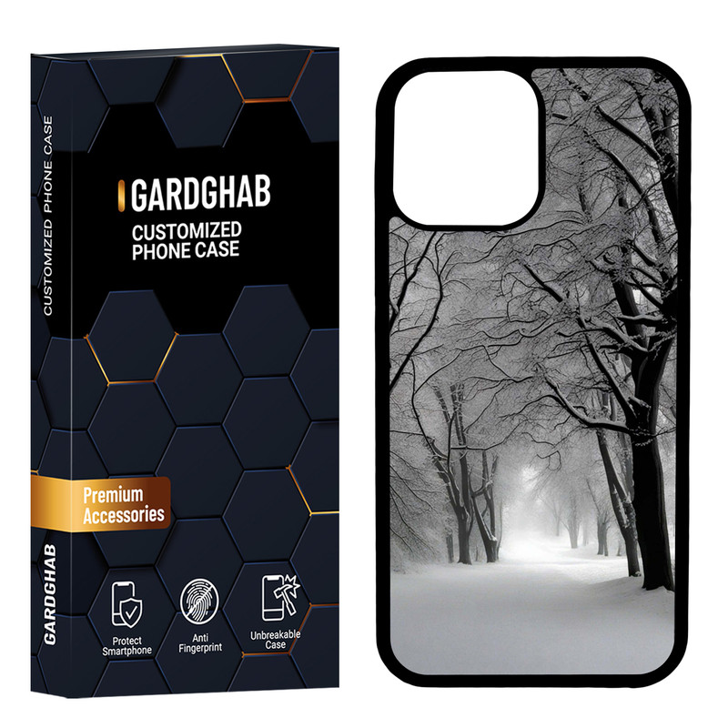 کاور گارد قاب مدل پشت گلس منظره و طبیعت مناسب برای گوشی موبایل اپل iPhone 13 Pro Max