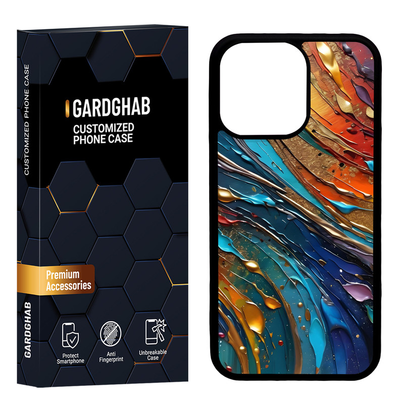 کاور گارد قاب مدل پشت گلس ساده مناسب برای گوشی موبایل اپل iPhone 13 Pro
