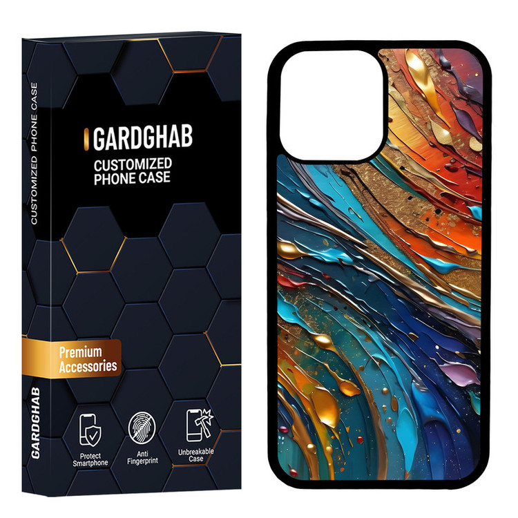 کاور گارد قاب مدل پشت گلس ساده مناسب برای گوشی موبایل اپل iPhone 13 Pro Max