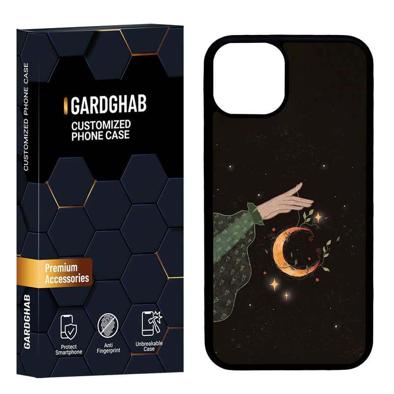 کاور گارد قاب مدل پشت گلس هنری مناسب برای گوشی موبایل اپل iPhone 13