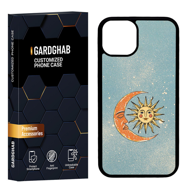 کاور گارد قاب مدل پشت گلس هنری مناسب برای گوشی موبایل اپل iPhone 13