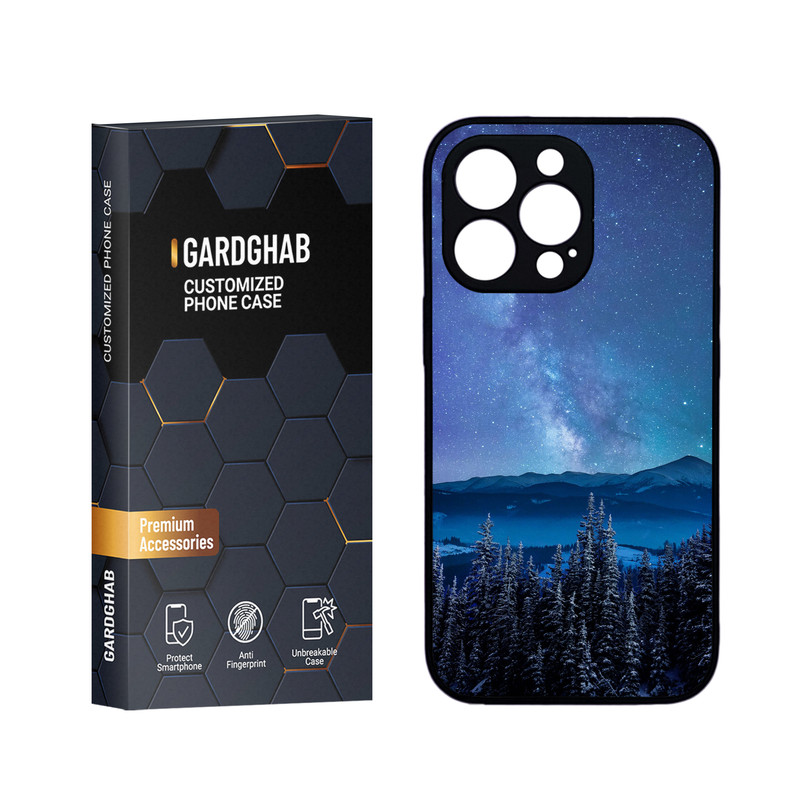 کاور گارد قاب مدل دورژله ای منظره و طبیعت مناسب برای گوشی موبایل اپل iPhone 13 Pro