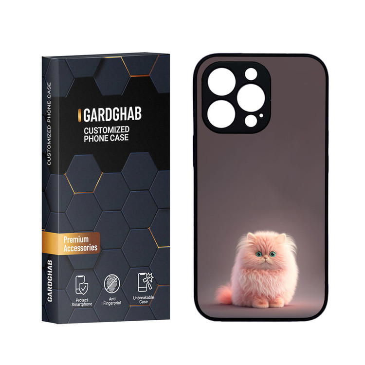 کاور گارد قاب مدل دورژله ای پشت گلس فانتزی مناسب برای گوشی موبایل اپل iPhone 13 Pro