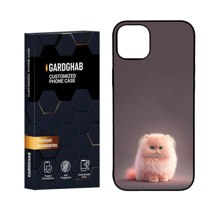 کاور گارد قاب مدل پشت گلس فانتزی مناسب برای گوشی موبایل اپل iPhone 15 Plus