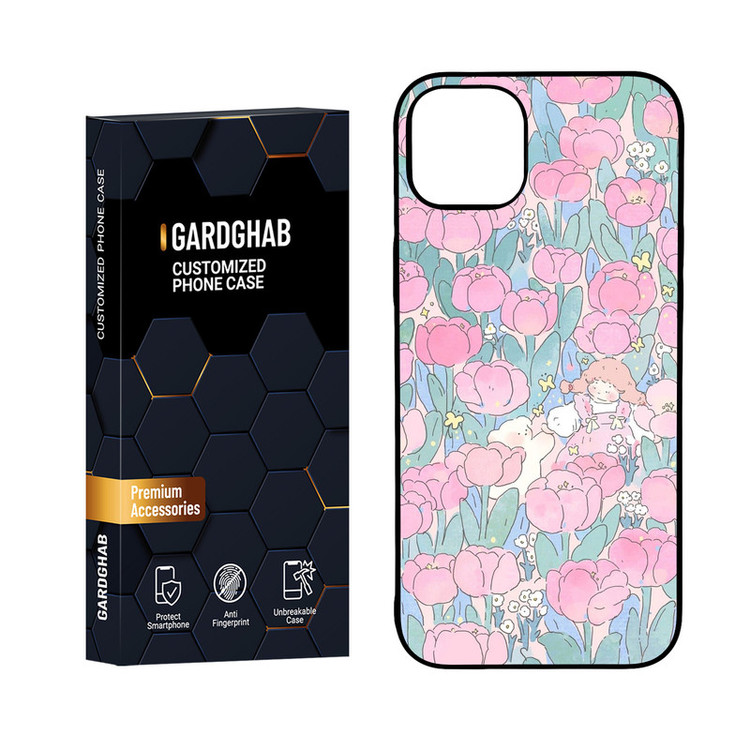 کاور گارد قاب مدل دخترانه مناسب برای گوشی موبایل اپل iPhone 15 Plus