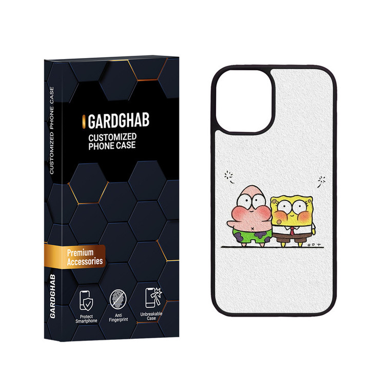 کاور گارد قاب مدل دور ژله ای فانتزی مناسب برای گوشی موبایل اپل iPhone 12 Mini