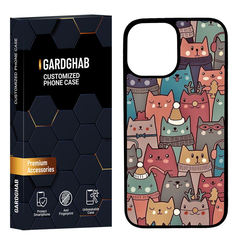 کاور گارد قاب مدل پشت گلس فانتزی مناسب برای گوشی موبایل اپل iPhone 12 Pro Max