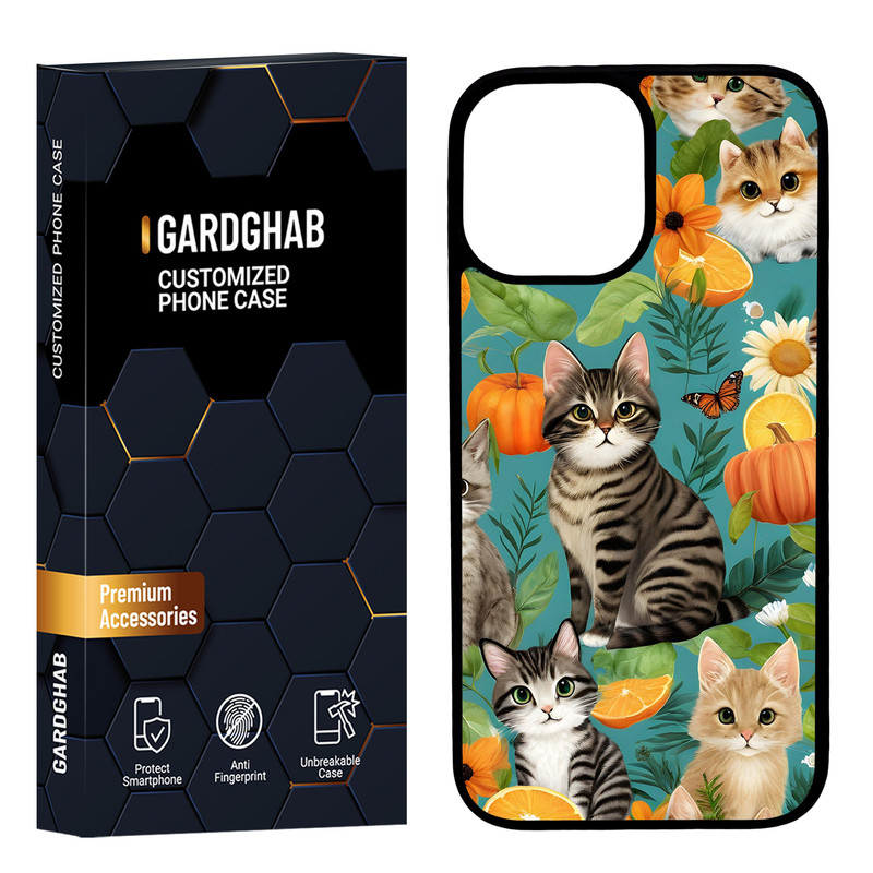 کاور گارد قاب مدل پشت گلس هنری مناسب برای گوشی موبایل اپل iPhone 12 Pro Max