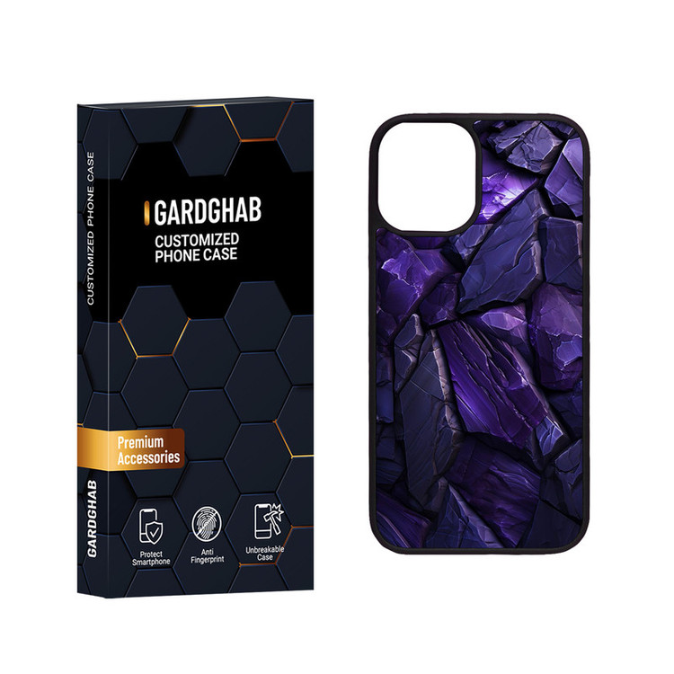 کاور گارد قاب مدل دور ژله ای پشت گلس ساده مناسب برای گوشی موبایل اپل iPhone 12 Mini