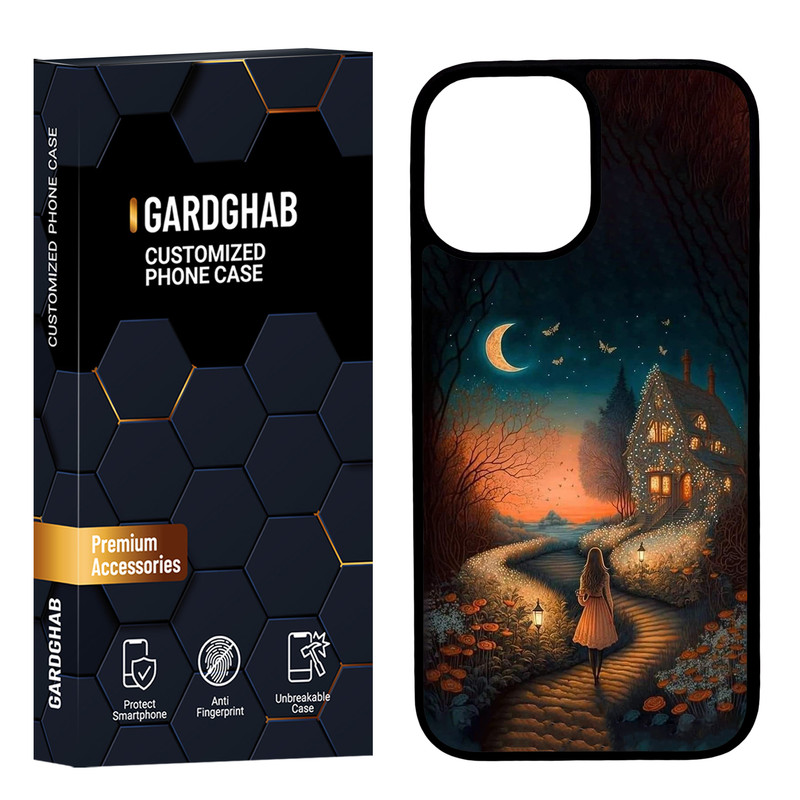 کاور گارد قاب مدل پشت گلس دخترانه مناسب برای گوشی موبایل اپل iPhone 12 Pro Max