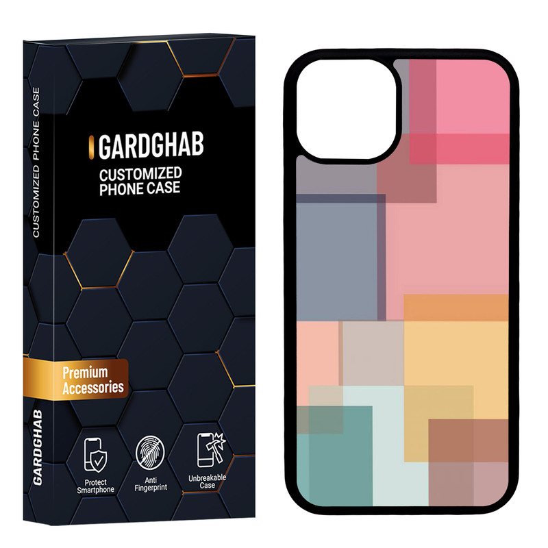 کاور گارد قاب مدل پشت گلس ساده مناسب برای گوشی موبایل اپل iPhone 13