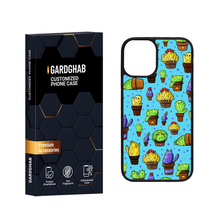 کاور گارد قاب مدل دور ژله ای فانتزی مناسب برای گوشی موبایل اپل iPhone 12 Mini