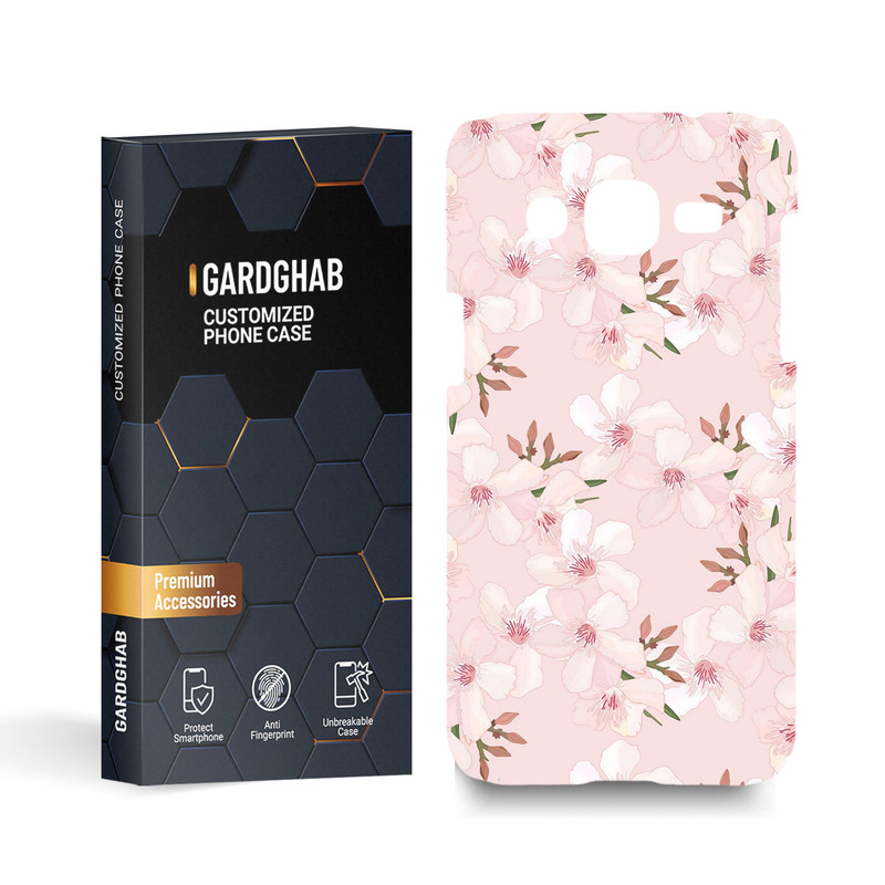 کاور گارد قاب مدل گل مناسب برای گوشی موبایل سامسونگ galaxy j2 2015