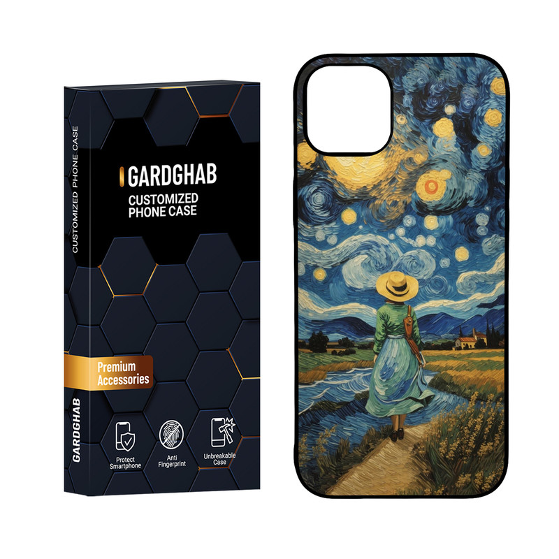کاور گارد قاب مدل هنری مناسب برای گوشی موبایل اپل iPhone 15 Plus