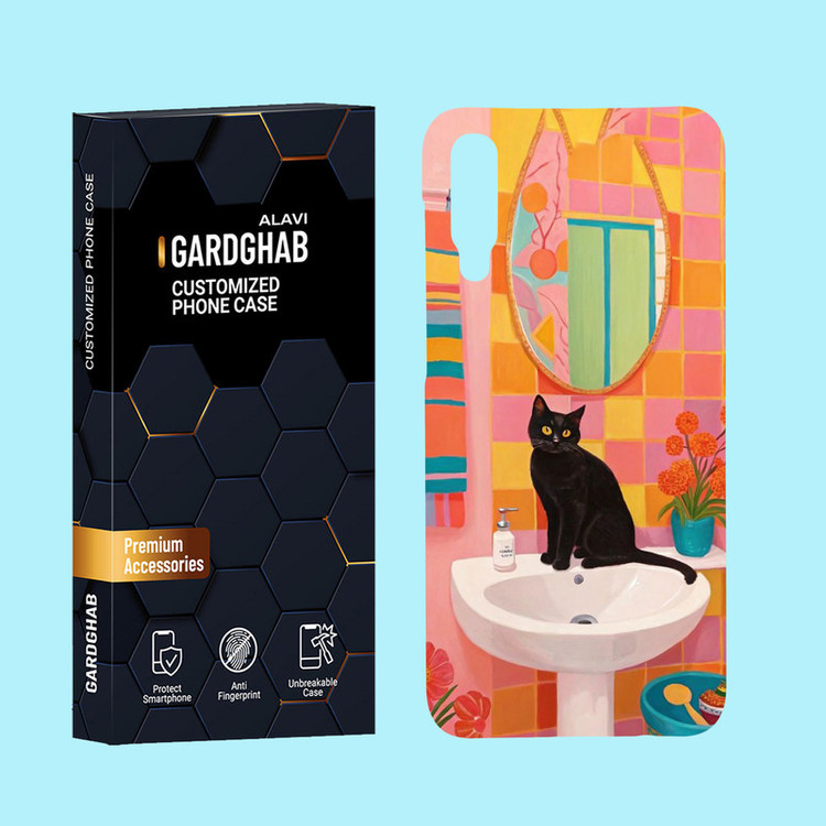 کاور گارد قاب علوی مدل هنری مناسب برای گوشی موبایل سامسونگ Galaxy A50 / A50s / A30s