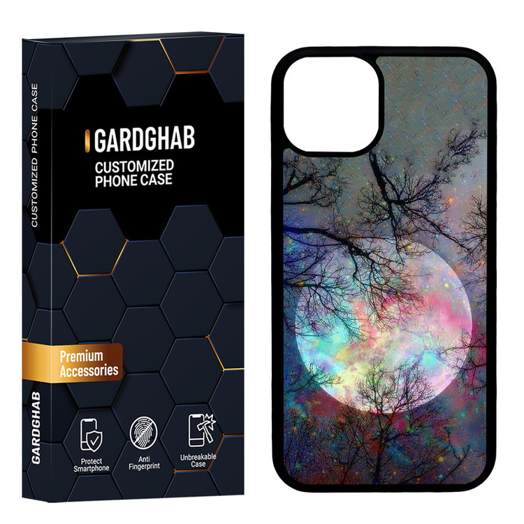 کاور گارد قاب مدل پشت گلس منظره و طبیعت مناسب برای گوشی موبایل اپل iPhone 13