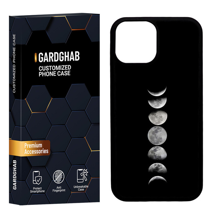 کاور گارد قاب مدل دورژله ای پشت گلس ساده مناسب برای گوشی موبایل اپل iPhone 13 Mini