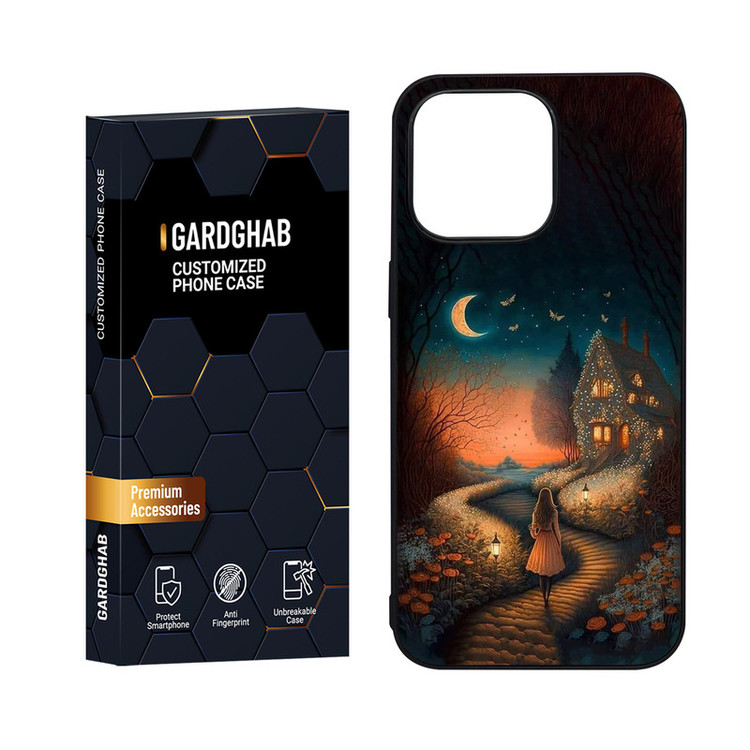 کاور گارد قاب مدل دور ژله ای پشت گلس دخترانه مناسب برای گوشی موبایل اپل iPhone 15 Pro Max