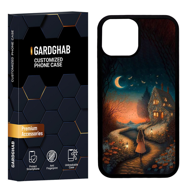 کاور گارد قاب مدل دور ژله ای دخترانه مناسب برای گوشی موبایل اپل iPhone 13 Mini