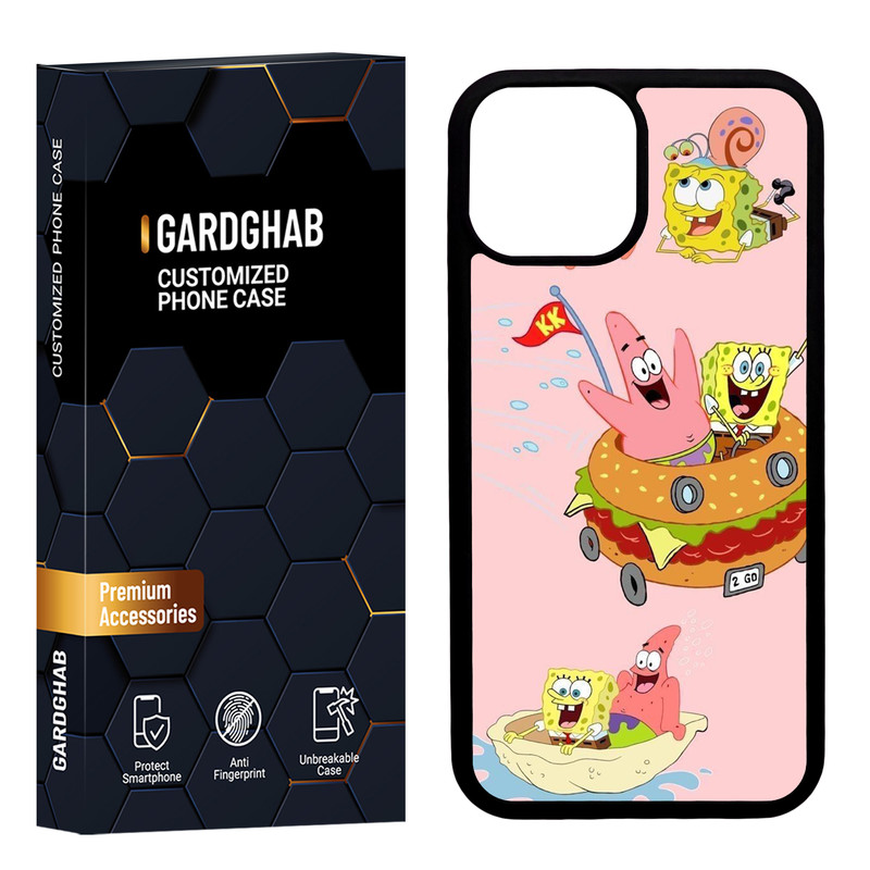 کاور گارد قاب مدل دور ژله ای فانتزی مناسب برای گوشی موبایل اپل iPhone 13 Mini