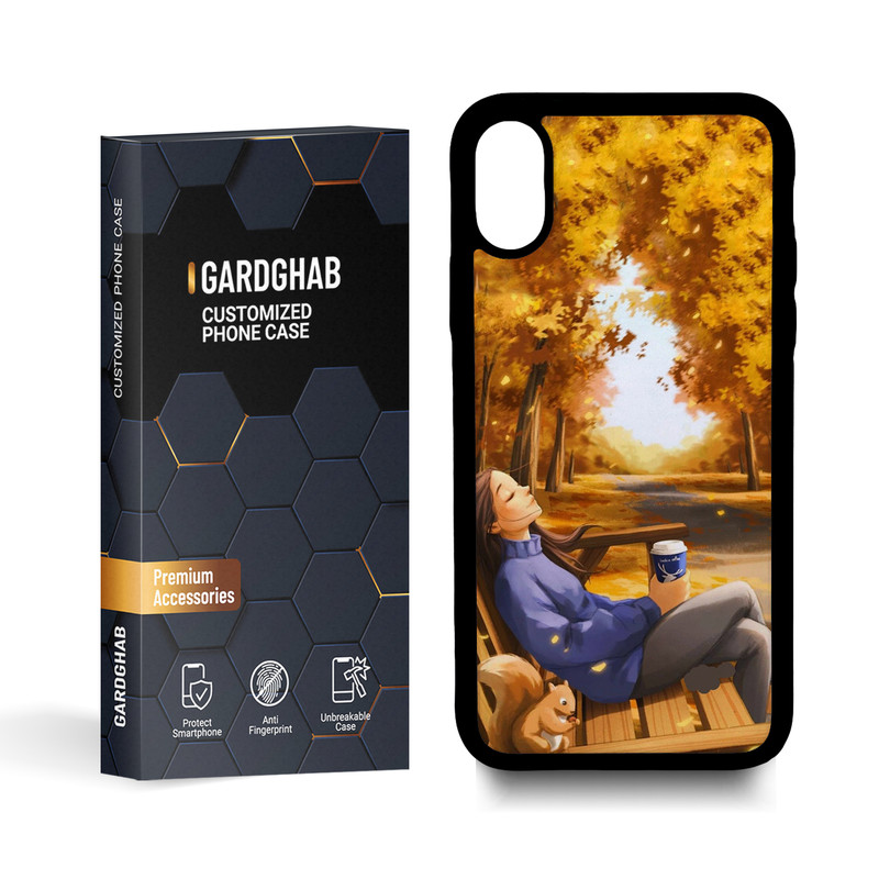 کاور گارد قاب مدل دخترانه مناسب برای گوشی موبایل اپل iphone x / xs