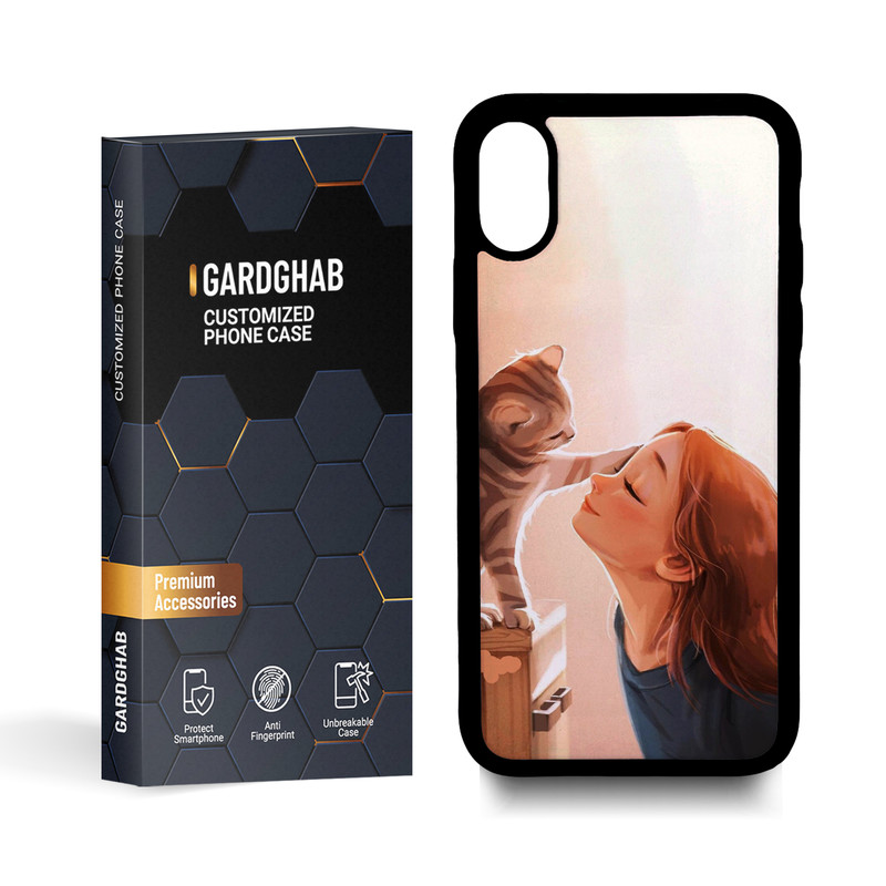 کاور گارد قاب مدل دخترانه مناسب برای گوشی موبایل اپل iphone x / xs