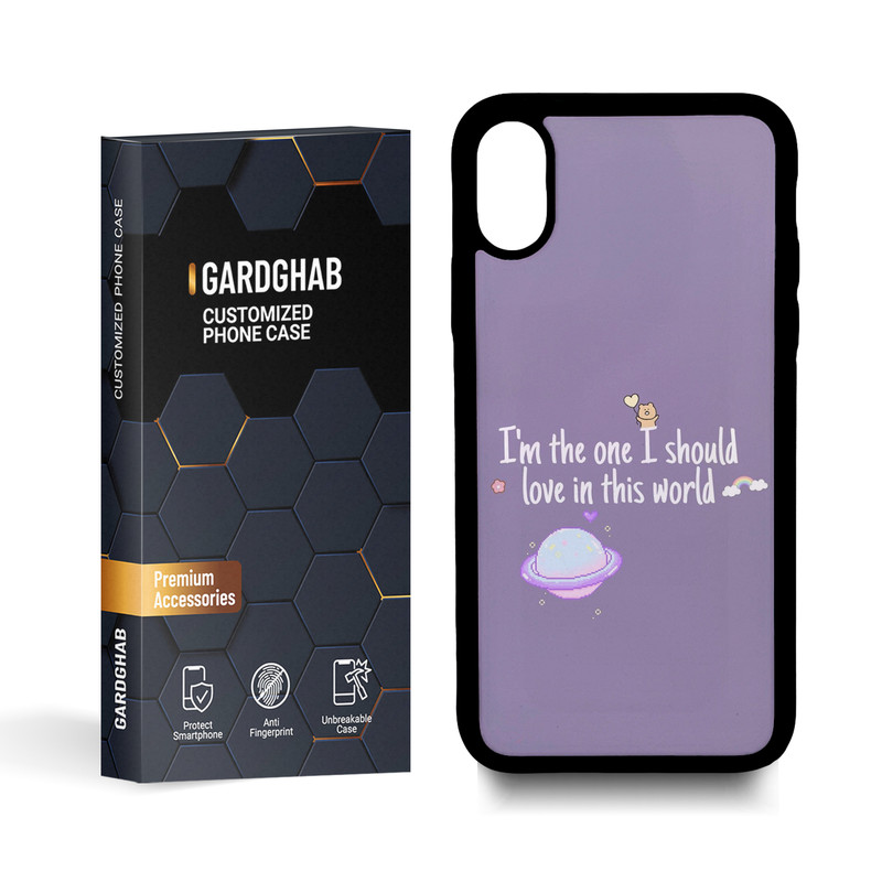 کاور گارد قاب مدل تکست مناسب برای گوشی موبایل اپل iphone x / xs