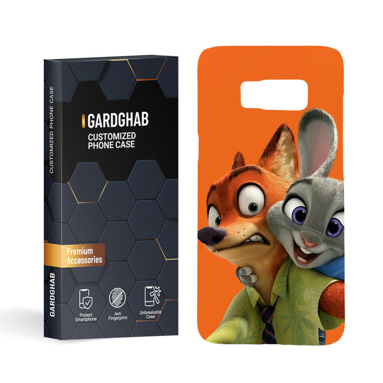 کاور گارد قاب مدل زوتوپیا مناسب برای گوشی موبایل سامسونگ galaxy s8