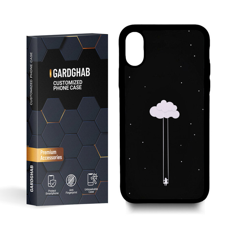 کاور گارد قاب مدل ساده مناسب برای گوشی موبایل اپل iphone x / xs