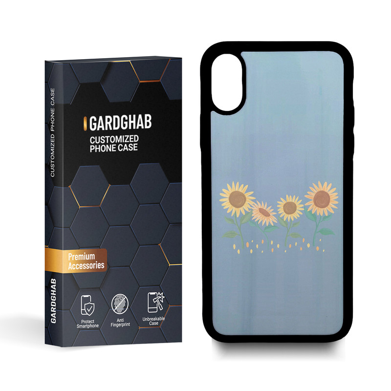 کاور گارد قاب مدل ساده مناسب برای گوشی موبایل اپل iphone x / xs