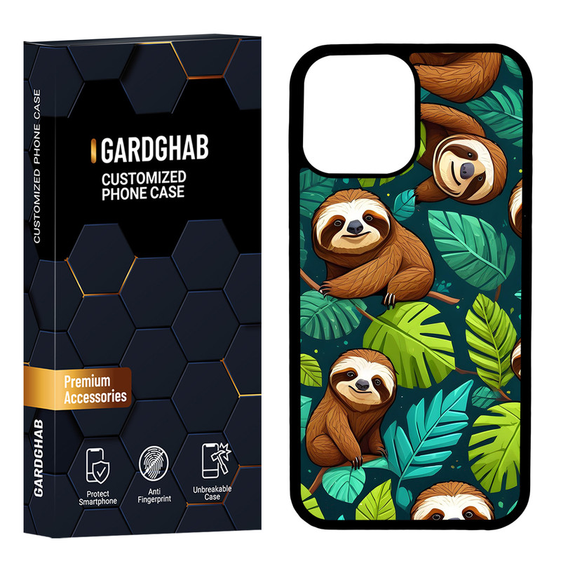 کاور گارد قاب مدل دور ژله ای هنری مناسب برای گوشی موبایل اپل iPhone 13 Promax