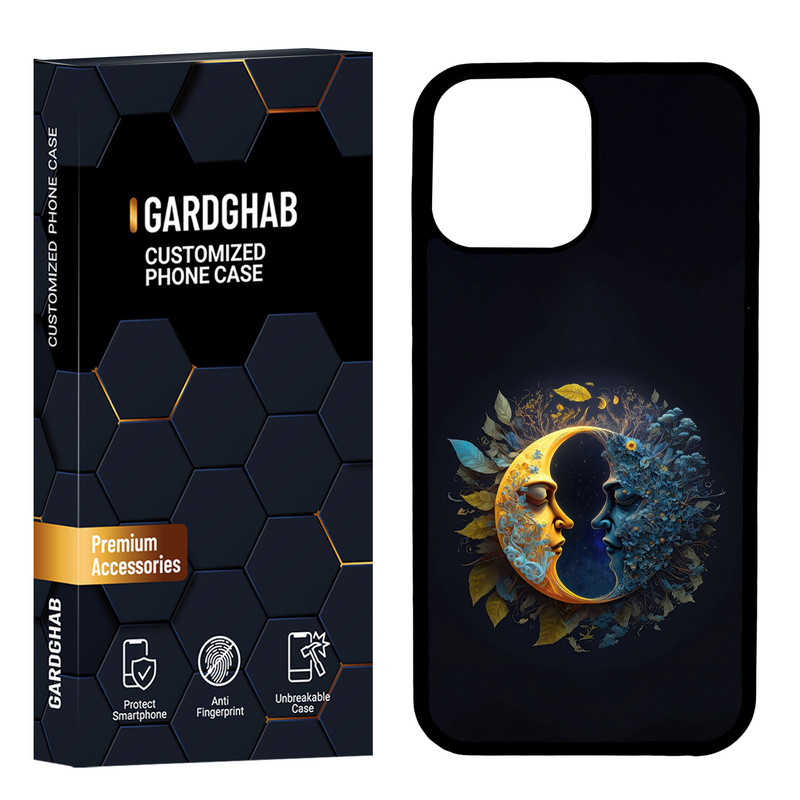 کاور گارد قاب مدل دور ژله ای هنری مناسب برای گوشی موبایل اپل iPhone 13 Promax
