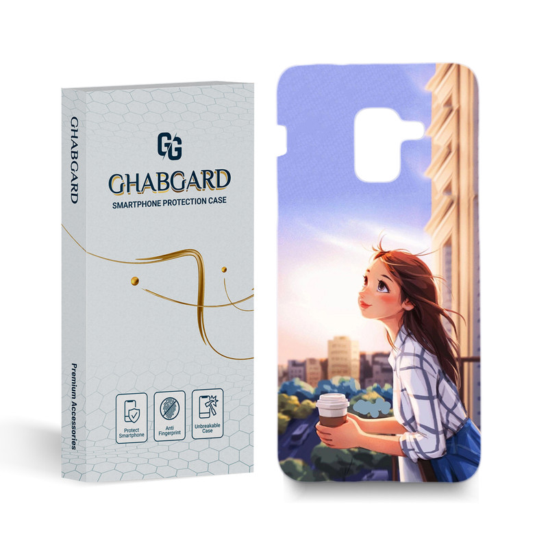 کاور قاب گارد مدل دخترانه مناسب برای گوشی موبایل سامسونگ Galaxy A8 2018